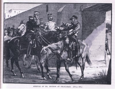 Arrival of Brydon at Jelalabad AD 1842 by William Barnes Wollen